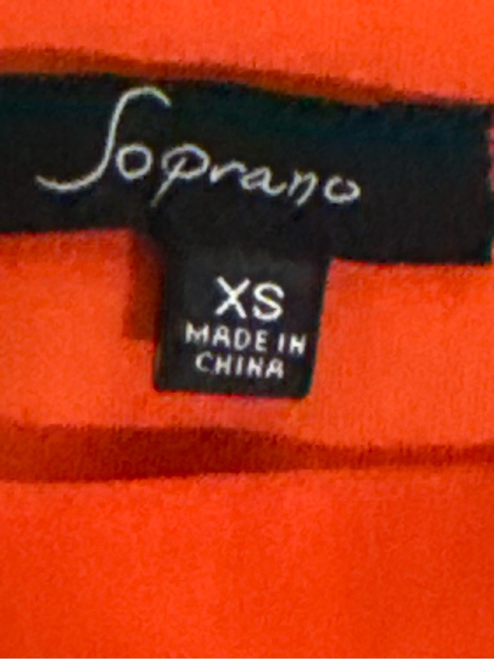 Soprano Coral Orange Chiffon Flowy Dress XS - Picture 7 of 7